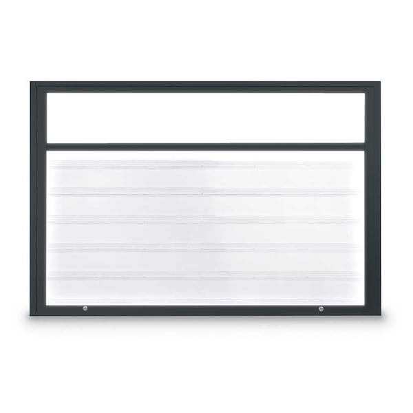 Single Door Radius Corkboard, 18"X24", B